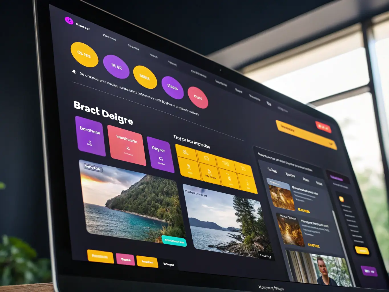 A screenshot of the ritsbo AI website builder's drag-and-drop interface, showcasing its ease of use and intuitive design.